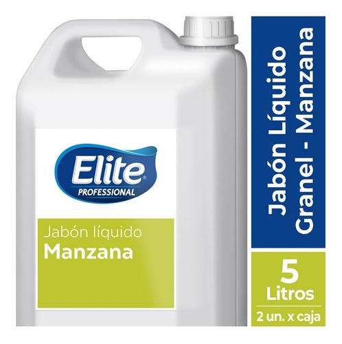 Imagen 1 de 2 de 2 Bidones Jabón Líquido Profesional Elite Manzana 5lt C/u