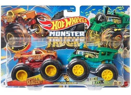 Hotwheels Monster Truck 2 Camiones Monstruo Metal Original