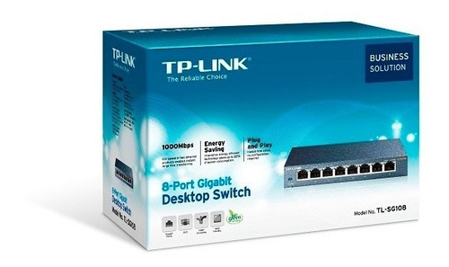 Switch De 8 Puertos Gigabit 100/1000mbps Tl-sg108