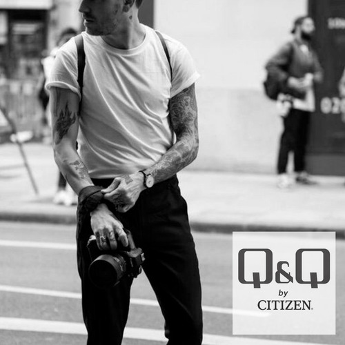 Reloj Q&q Q922j515y Malla Cuero By Citizen Luminiscente Envio Gratis Watch Fan Locales Palermo Saavedra