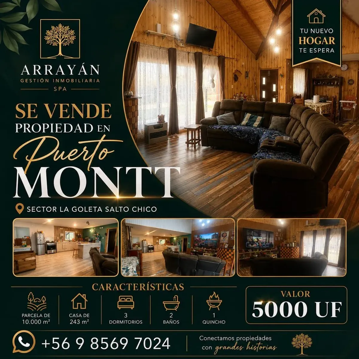 Imagen 1 de 8 de Vendo Casa De 243 M2 En Parcela De 10000 M2 Mixta