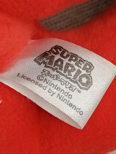 Imagen 4 de 7 de Peluche Original Super Mario Fire All Star Nintendo 23cm.