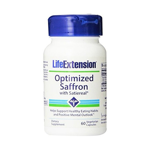 Life Extension Optimized Azafrán W / Satiereal, 60 Cápsulas 