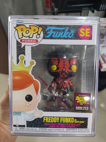Funko Box Of Fun Sdcc 2022 Freddy As Darth Maul Con Popstack (Usado)