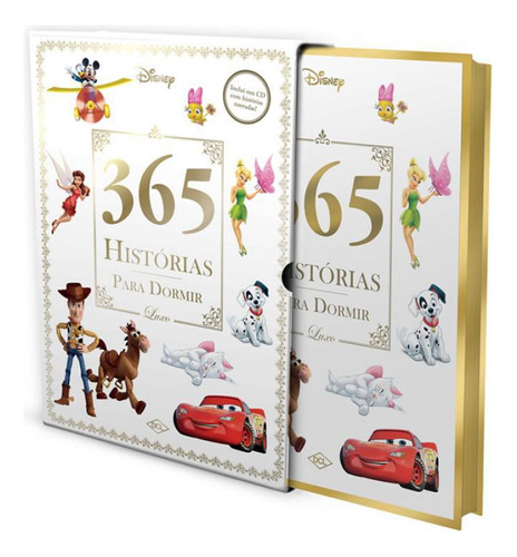 Livro Disney - 365 Historias Para Dormir - Edicao Luxo