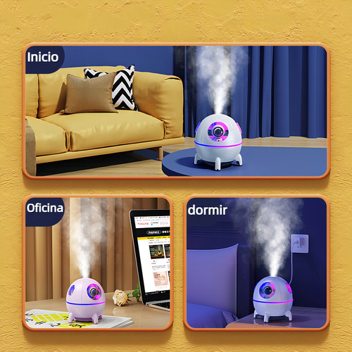 Humidificador difusor Boneco Astronauta Galaxy, color blanco