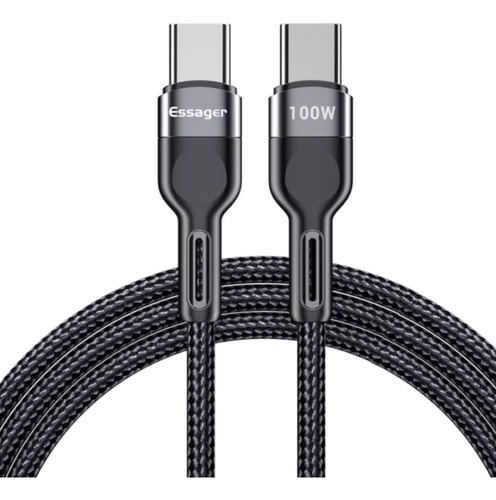 Cable Usb-c Carga Rápida 100w Datos iPad Macbook Samsung 2m 