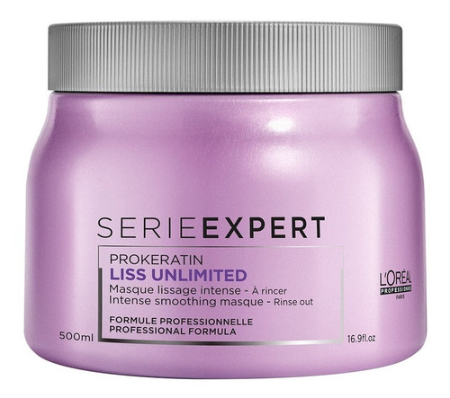  Máscara Anti Frizz Loreal Liss Unlimited Serie Expert 500ml