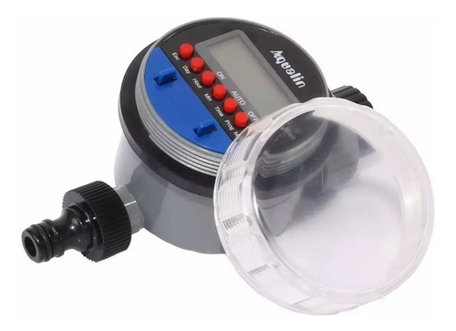 Temporizador Irrigação Digital Timer Fluxo Aspersor Aqualin