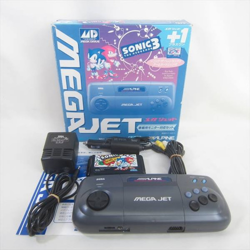 Sega Mega Jet Alpine Impecável Completo Perfeito Raro (Usado)