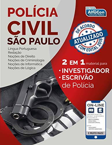 Libro Policial Civil Sao Paulo 2 Em 1 De Equipe Alfacon Alf