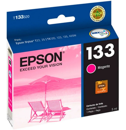 Cartucho Original Epson 133 T22 Tx130 Tx120 