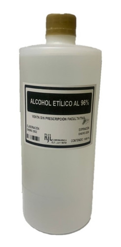 Litro Alcohol Etilico 96% 