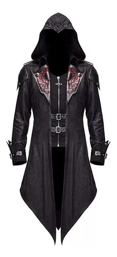 Chamarra Con Capucha Style Gothic Assassin Creed Steampunk