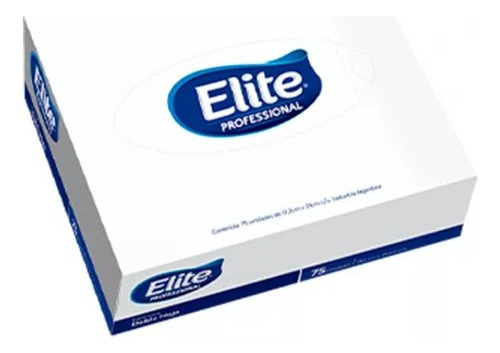 Pañuelos Descartables Elite Doble Hoja 75 U Por 4 Cajas