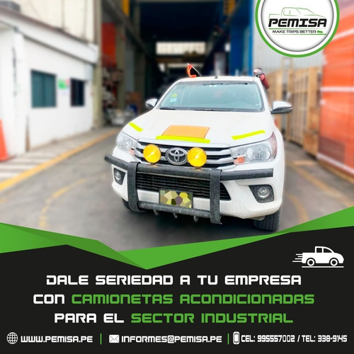 Alquiler De Camionetas 4x4 Toyota Hilux Fortuner Minivan Etc