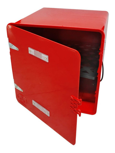 Imagen 1 de 4 de Caja Pizzera C/traba ''reforzada'' (rojo) V.c. 589r