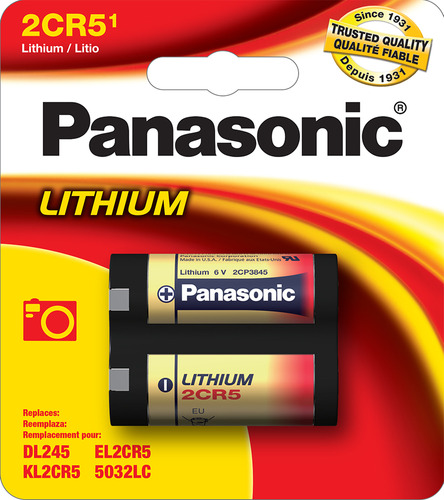 2cr5 Panasonic 6v Blister Con 1 Unidad 1600mah