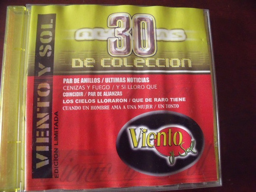 Cd Viento Y Sol, 30 De Coleccion