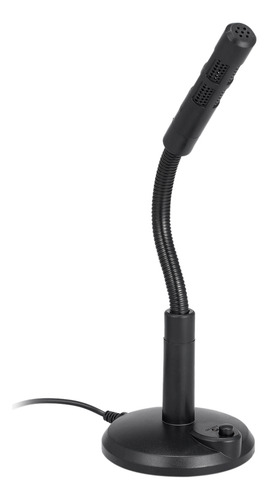 Micrófono De Escritorio Usb Plug & Play Omnidireccional Para
