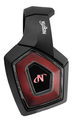 Auriculares gamer Nisuta NSAUG350 negro