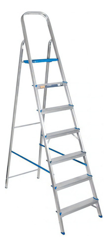 Escada Aluminio 7d  Alumasa Cor Prateado