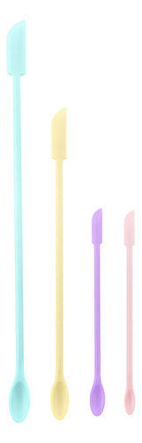 (c) Miniespátula De Maquillaje De Silicona, Juego De Espátul