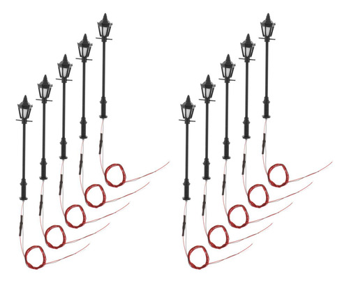 2 X 10 Uds Modelo De Tren De Led Cálido De Una Sola Cabeza