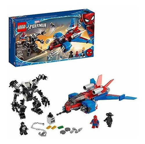 Lego Marvel Spider-man Spider-jet Vs Venom Mech 76150 Regalo
