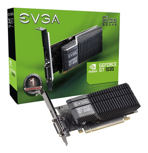 Imagen 1 de 5 de Tarjeta De Video Evga Geforce Gt 1030 Sc 2gb Gddr5