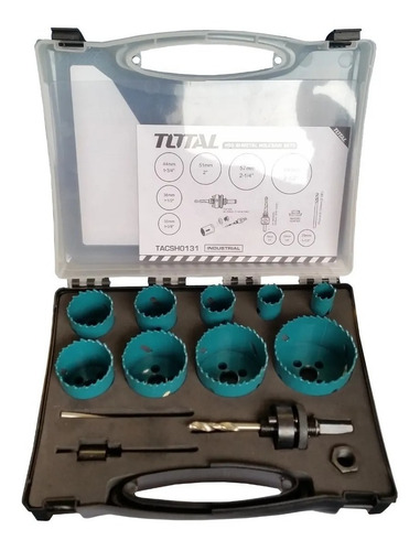 Set Sierras Copa Bimetalicas 12 Piezas Total (20-50) + Malet