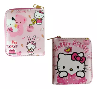 Cartera Corta Monedero Hello Kitty Kawaii