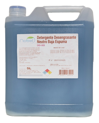 Detergente Neutro Limpiador Pasto Sintético 5 Litros