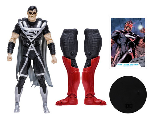 Figura De Acción Dc Multiverse Black Lantern Superman Nuevo