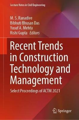 Libro Recent Trends In Construction Technology And Manage...