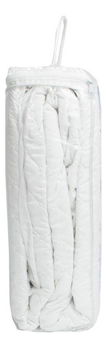 Cubrecolchon Impermeable Cila Home 1 Plaza 90x190x30 Cm Blanco Rayas 1 Plaza
