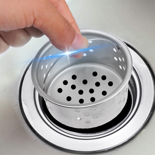 Accesorio De Desagüe De Cocina Con Filtro De Fregadero De Ac