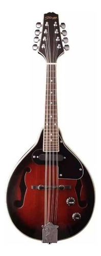 Mandolina electroacústica Stagg M50e Bluegrass Redburst