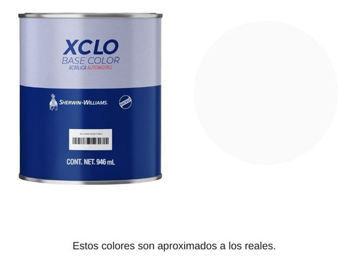 Base Color Xclo Blanco Tornasol 946 Ml Sherwin Williams