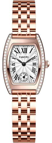 Cakcity Relojes Cuadrados Retro De Moda Para Mujer Reloj De 