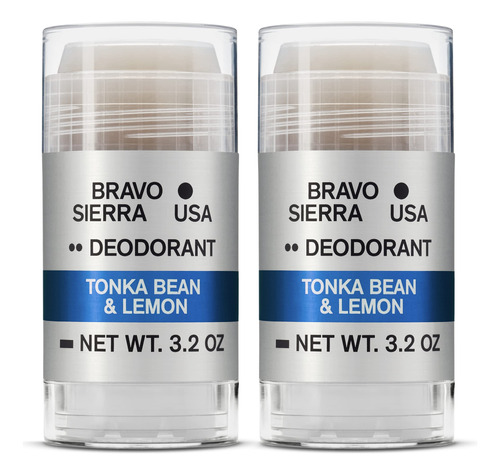 Bravo Sierra, Desodorante Natural Sin Aluminio Para Hombre,