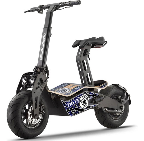 Mototec Mad 1600w 48v Electric Scooter Seated Folding Fat