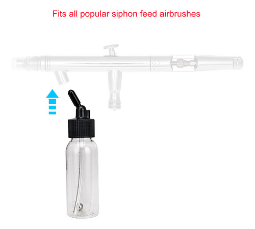 Set De 10 Frascos De Pintura Para Aerógrafo 1.2 Oz (35cc) Co