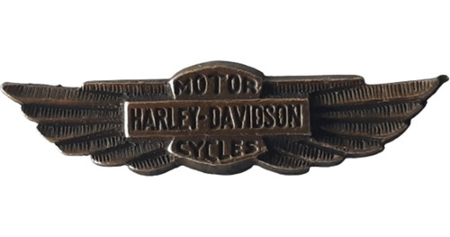 Pin Motoquero De Metal  Harley Davidson Logo Con Alas