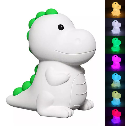 Luz De Noche De Dinosaurio De Silicona, Luz Nocturna .
