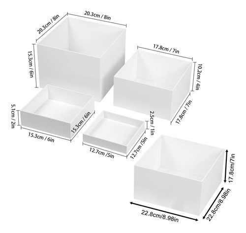 5x Buffet Risers Conjunto De Exibição De Mesa De Sobremesa