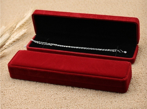 Imagen 4 de 7 de Caja De Terciopelo Reloj Collar 22x6x3cm