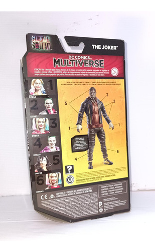 Mattel Dc Multiverse The Joker Suicide Squad Plateado (Usado)