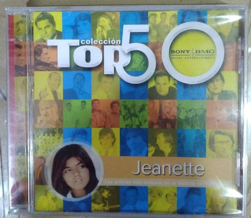 Jeanette. Top 50. Cd Original Nuevo. Qqh. Mz.