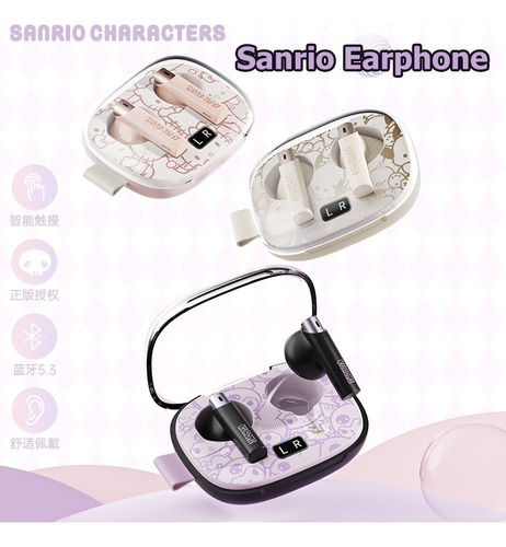 .. Auriculares Inalámbricos Bluetooth Kuromi Sanrio